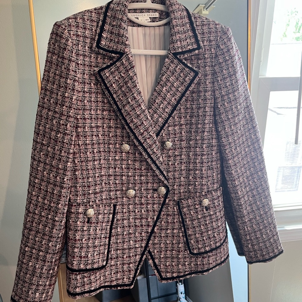 Veronica Beard Tweed Dicky Blazer -Size 8